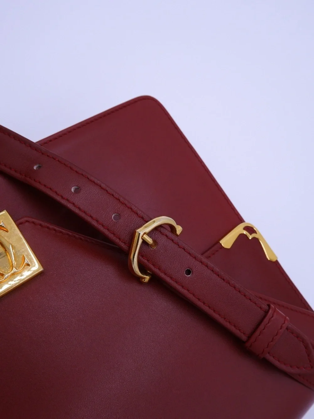Vintage Must de Cartier Bordeaux Envelope — 1990s - Picture 13 of 15